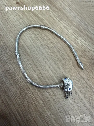 Сребърна Гривна Pandora , снимка 6 - Гривни - 56125256