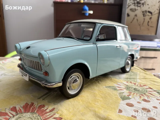 Метален модел на Трабант 601 deluxe мащаб 1:8, снимка 10 - Колекции - 56243695