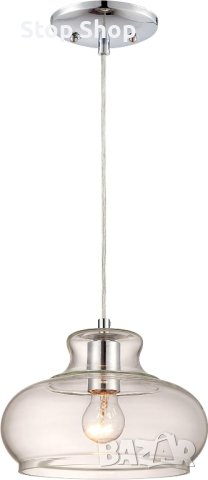 Луксозна лампа Westinghouse Хром пендел , снимка 4 - Лампи за таван - 42113292