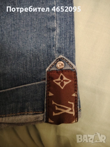 Къси Дамски дънки 3/4-ти Louis vuitton, снимка 8 - Дънки - 53298823