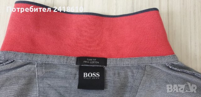 Hugo Boss Paule 4 Pique Pima Cotton Slim Fit Mens Size M ОРИГИНАЛНА Тениска!, снимка 15 - Тениски - 51416314