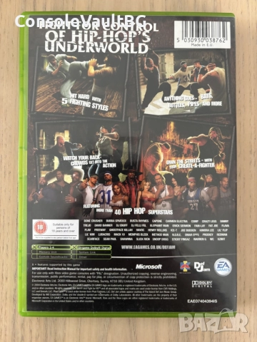Def Jam: Fight for NY – Xbox Classic (PAL), снимка 2 - Игри за Xbox - 56504830