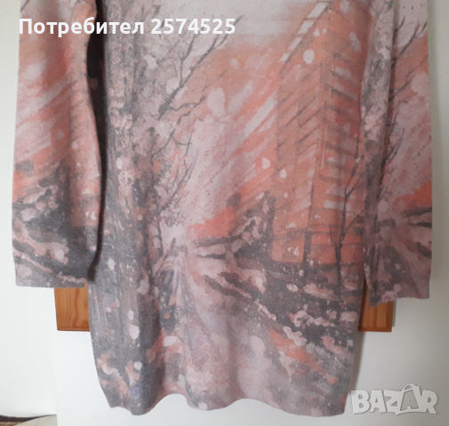 Италианска блуза - туника, снимка 5 - Блузи с дълъг ръкав и пуловери - 44794363