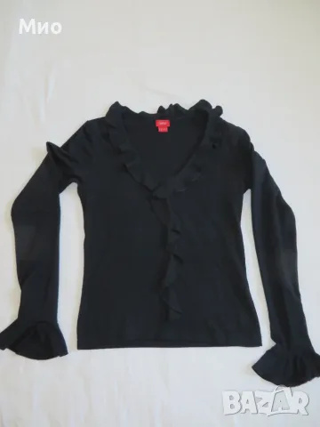 Esprit, нежна блуза, S-M, снимка 4 - Блузи с дълъг ръкав и пуловери - 55804251