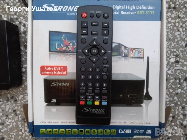 Цифров ефирен HD приемник STRONG SRT 8113, снимка 2 - Приемници и антени - 51368610