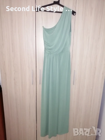 Италианска дълга елегантна дамска рокля по тялото р-р M, снимка 4 - Рокли - 54222000