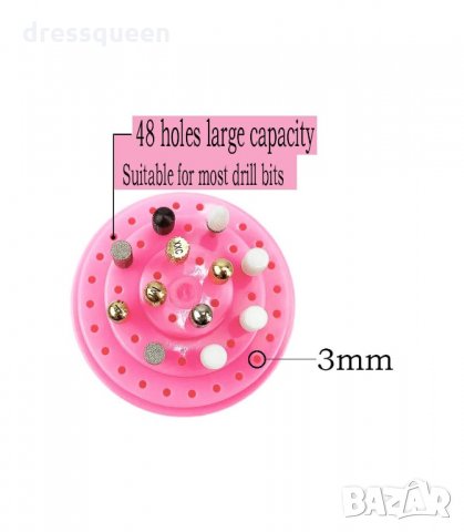 3181 ПОСТАВКА С ГНЕЗДА ЗА НАКРАЙНИЦИ ЗА ПИЛА, снимка 5 - Педикюр и маникюр - 34236631