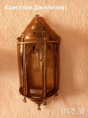 Декоративна лампа ръчна изработка, снимка 3 - Декорация за дома - 52211703