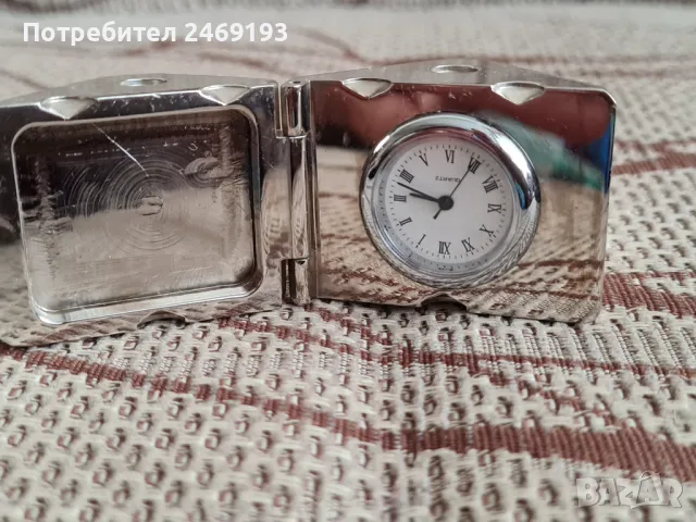 Метално зарче, часовник, снимка 2 - Колекции - 48648129