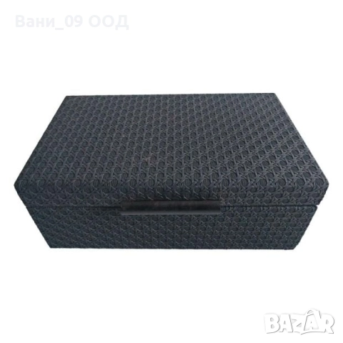 Кутия за съхранение от МДФ и кожа