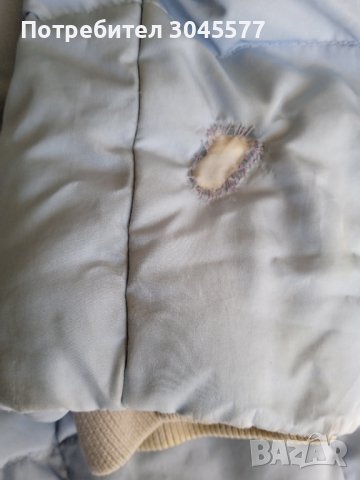 Яке топло с пух с качулка Размер L, снимка 12 - Якета - 42427541