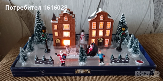 Нови LED светещи селца на фирмата MAGIC VILLAGE.с 2 светещи къщички, снимка 9 - Декорация за дома - 48360864