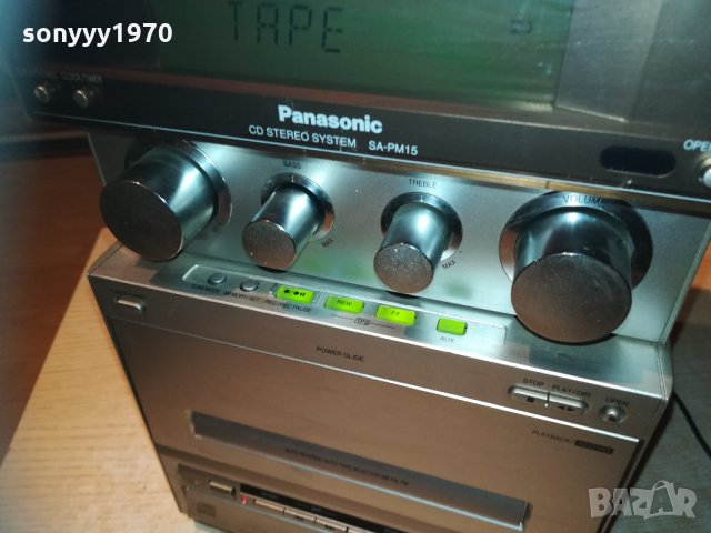 panasonic cd/tape/tuner/amplifier 0901211346, снимка 8 - Ресийвъри, усилватели, смесителни пултове - 31362160