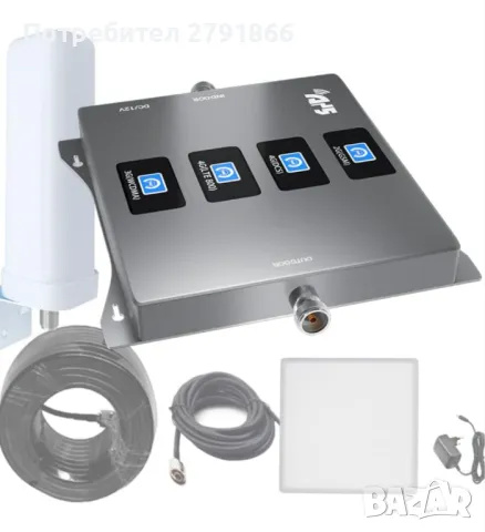 2G 3G 4G 800 900 1800 2100 MHz 4Band GSM Усилвател на клетъчен сигнал Ретранслатор LTE GSM DCS WCDMA, снимка 6 - Други - 50240647