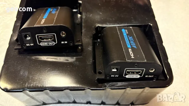 AgpTek HDMI-HDMI Extender (Cat6a,60m,FHD,Комплект), снимка 2 - Кабели и адаптери - 49428794