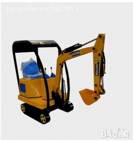 Детски багер с монетен механизъм, снимка 2 - Друго търговско оборудване - 54011238