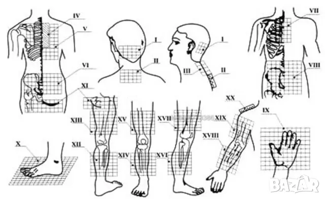 Масажно килимче с възглавница черно и сиво , снимка 8 - Масажори - 49411458