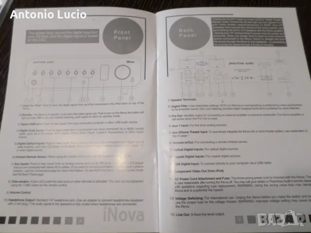 Peachtree Audio INova, снимка 3 - Ресийвъри, усилватели, смесителни пултове - 49843022