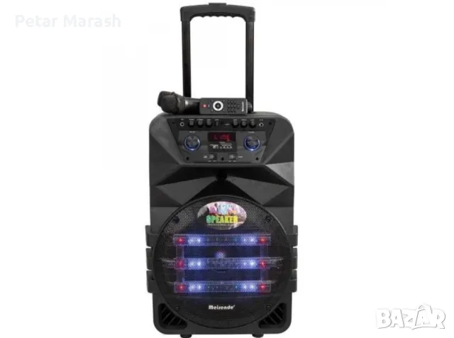 Преносима черна караоке тонколона meirende K5-12 12”, снимка 1
