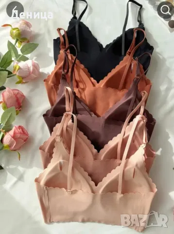 Пакет от 5 безшевни брали, дишаща тъкан без жици размер ХЛ, снимка 2 - Бельо - 49312089