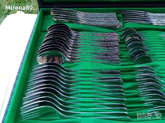 Комплект прибори РОСА - Петко Денев - 60 части - нови ! , снимка 2 - Прибори за хранене, готвене и сервиране - 54139012