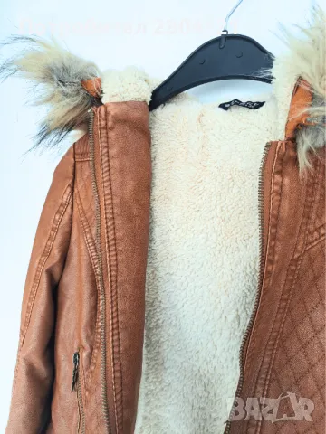 Кожено яке, снимка 3 - Якета - 48523704