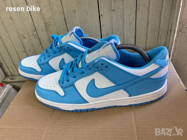 ''Nike Dunk Low UNC University Blue White''оригинални маратонки 45 ном, снимка 5 - Маратонки - 48163218