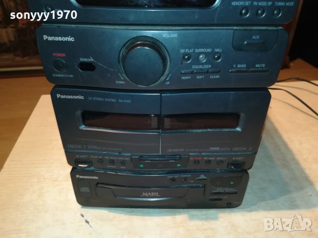 PANASONIC SA-CH32 REVERSE DECK/TUNER/AMPLI/CD 0910212105, снимка 4 - Аудиосистеми - 34407807