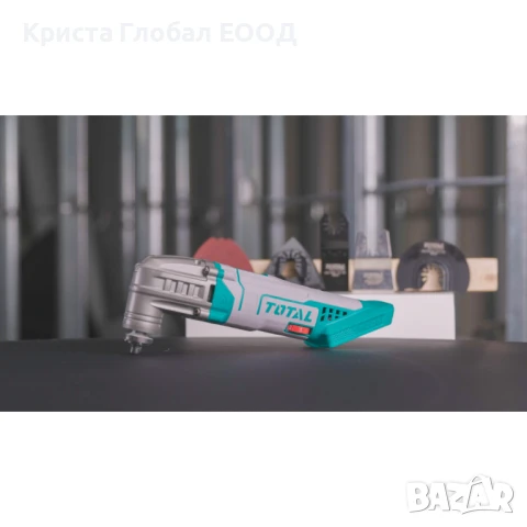 Акумулаторен мултифункционален инструмент TOTAL TMLI2022, 20 V, без батерия, снимка 5 - Други инструменти - 51196835