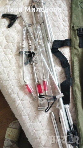 Стойка за риба 3 въдици, висококачествена инокс, снимка 13 - Такъми - 54073489