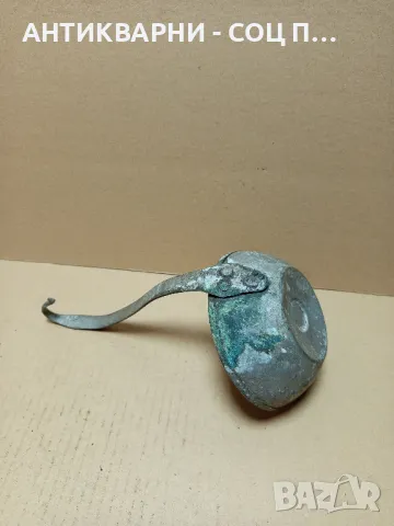 Стар Меден Бакърен Черпак От Соца., снимка 6 - Антикварни и старинни предмети - 49743272