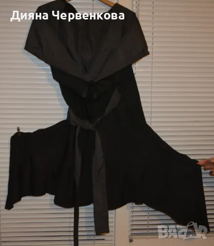 Дамско елече/туника черно, много интересно; S÷L, снимка 3 - Туники - 41587268