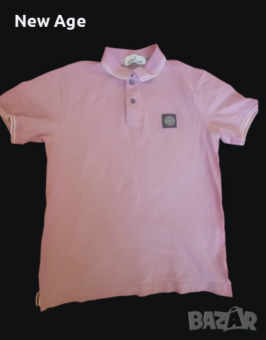 Оригинална тениска Stone Island - р. М, снимка 4 - Тениски - 51439215