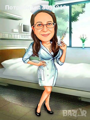 Карикатура по поръчка, снимка 14 - Картини - 32662546