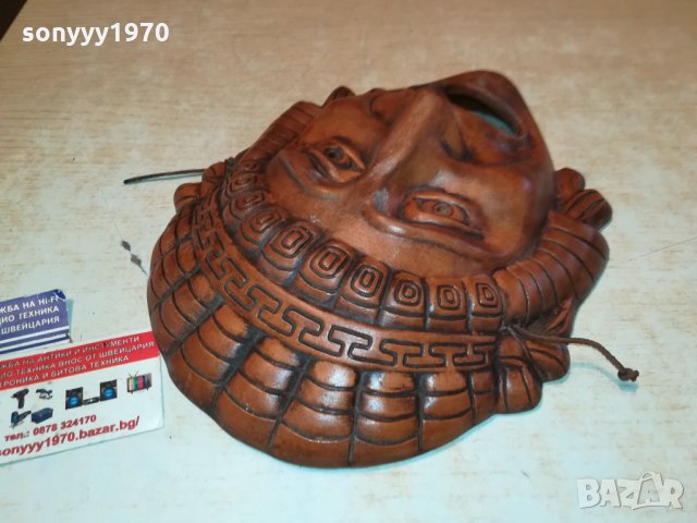 маска от гърция 25Х22Х7СМ 2612211404, снимка 8 - Антикварни и старинни предмети - 35244001