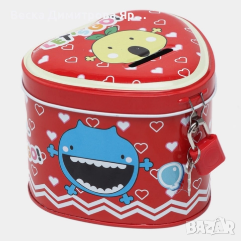 Детска метална касичка Let’s Go!, снимка 3 - Други - 52720330