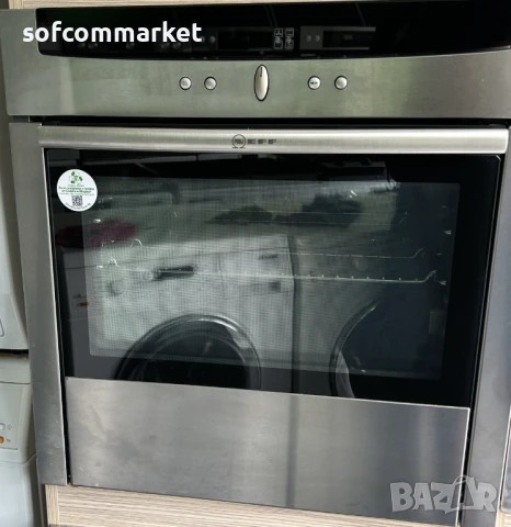 Фурна за вграждане Neff Mega SH4624 N Slide&Hide - с прибираща се врата, снимка 2 - Печки, фурни - 51180124