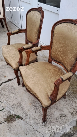 Кресла ретро орех №064, снимка 3 - Дивани и мека мебел - 52456158