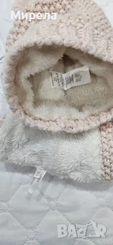 Комплект зимни шапка и шал, снимка 3 - Шапки, шалове и ръкавици - 56139880