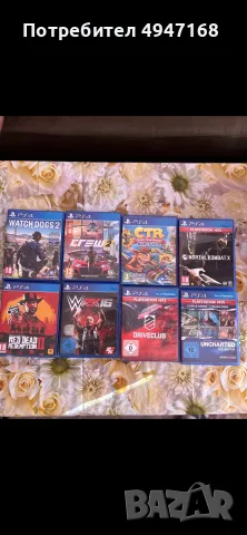 PlayStation 4 + 3 джойстика + 9 игри, снимка 2 - PlayStation конзоли - 56041343