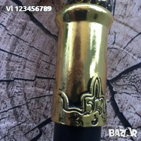Бастун със скрит кинжал (Орел - 6 ) Златен, снимка 4 - Бастуни - 50492532