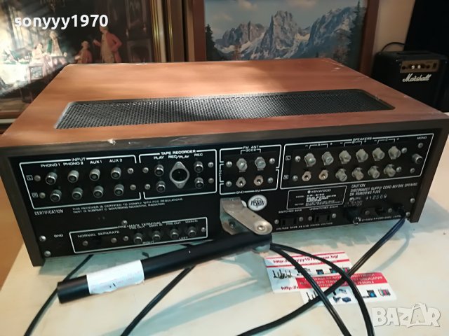 KENWOOD RETRO RECEIVER SWISS 2310221154, снимка 14 - Ресийвъри, усилватели, смесителни пултове - 38422971