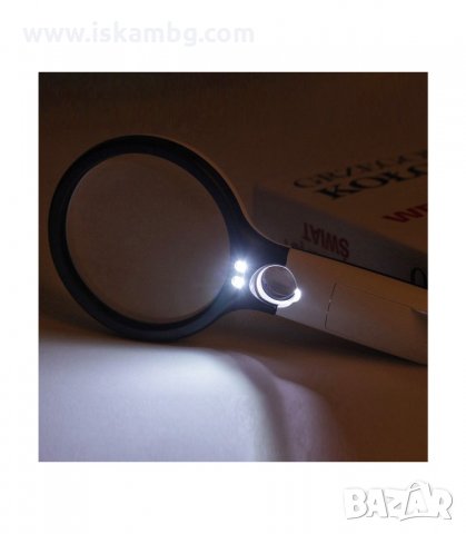 СВЕТЕЩА ЛУПА 75Ф С 3X 45 КРАТНО УВЕЛИЧЕНИЕ - код 2202, снимка 5 - Други инструменти - 33947088