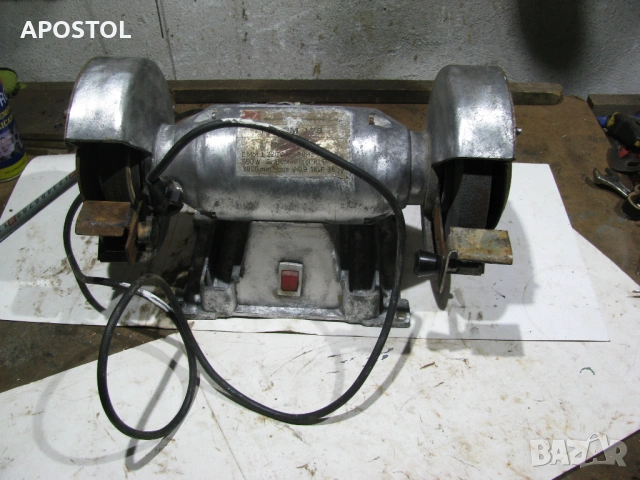 Български шмиргел монофазен Елпром Тетевен 500W, снимка 5 - Други машини и части - 53304408