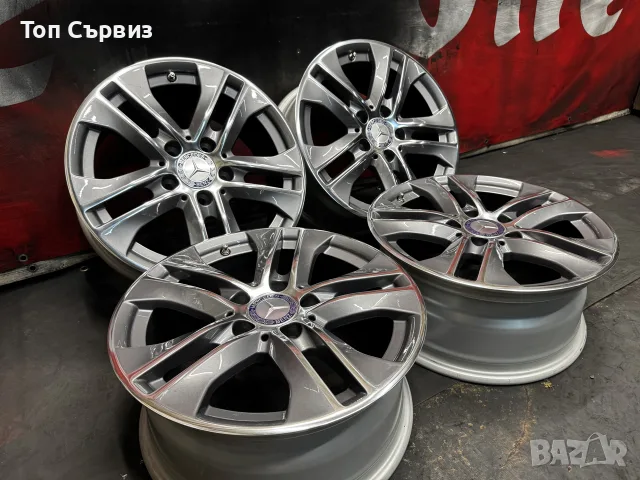 Оригинални алуминиеви джанти за Мерцедес (Mercedes), 16 цола, 5х112, снимка 3 - Гуми и джанти - 56184565