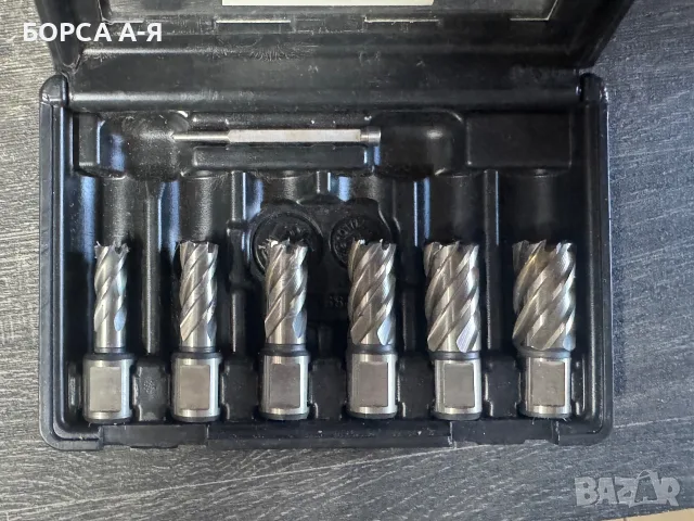 JEPSON Power MAGPRO – комплект HSS корончати фрезери 12–22 mm, снимка 2 - Бормашини - 55991179