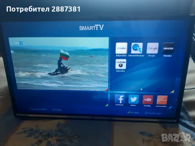 JVC LT-32V750  Smart-Wi-Fi-Lan-Full HD във добро състояние, снимка 4 - Телевизори - 55736404