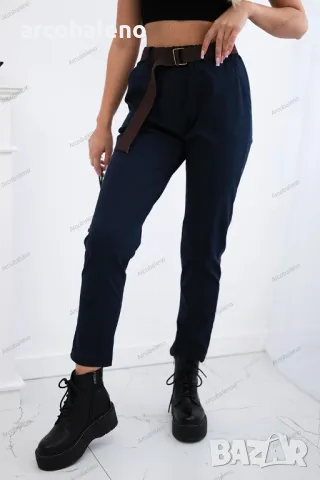 Дамски панталони Punto с колан, 10цвята , снимка 11 - Панталони - 47413666