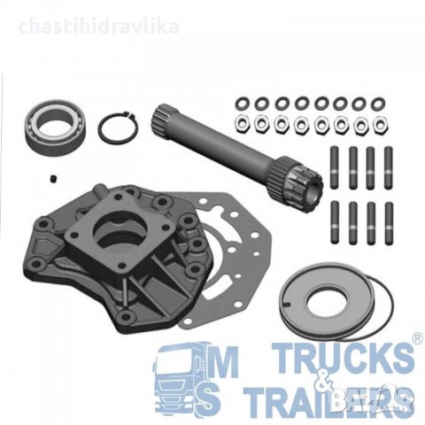 Входящ вал за скоростна кутия MERCEDES 266мм HYVA, снимка 2 - Части - 34136566