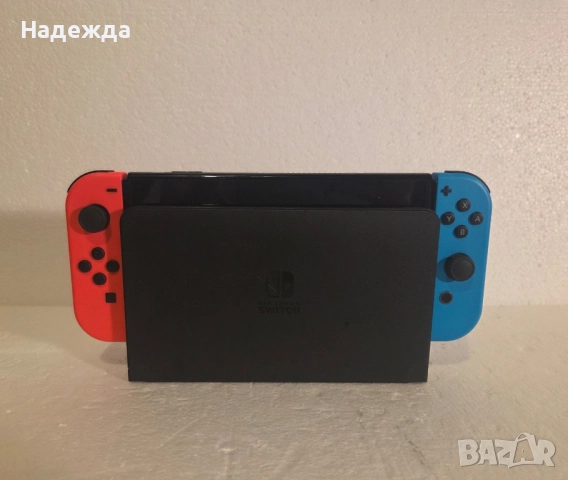 Nintendo Switch OLED-много добро състояние, снимка 3 - Nintendo конзоли - 52817176